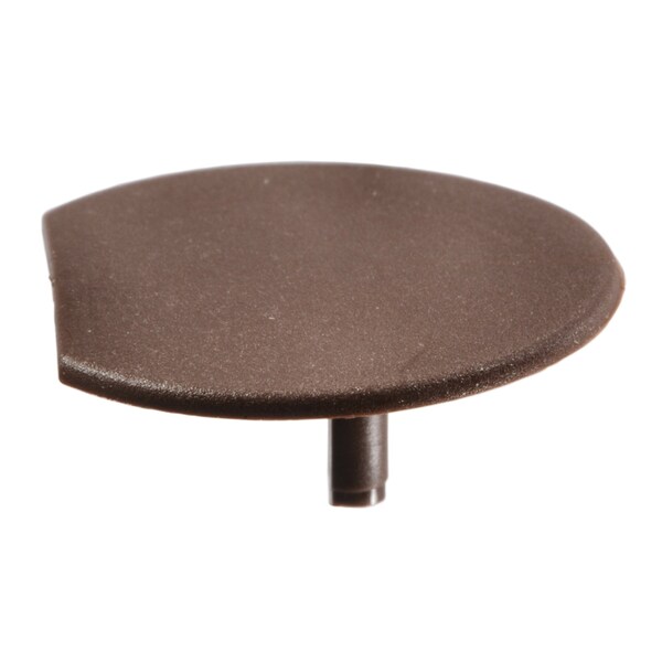 Midwest Fastener Screw Cap, 24 mm Dia, Brown, Plastic 15 PK 38628 - main